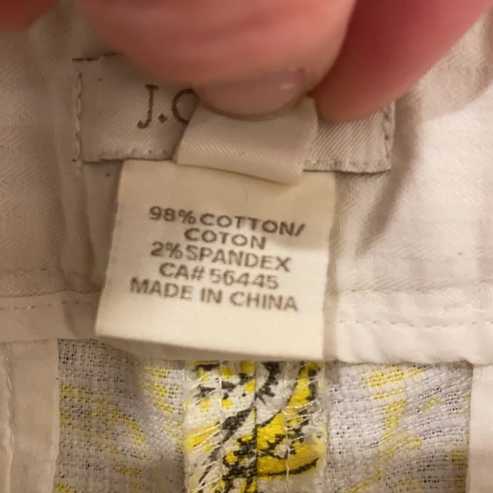 J. Crew Yellow Paisley Shorts - Picture 5 of 6